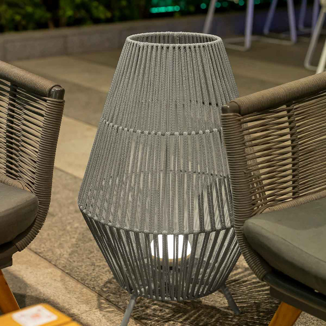 Dekorative Leuchte Conta 70 aus recyceltem PVC