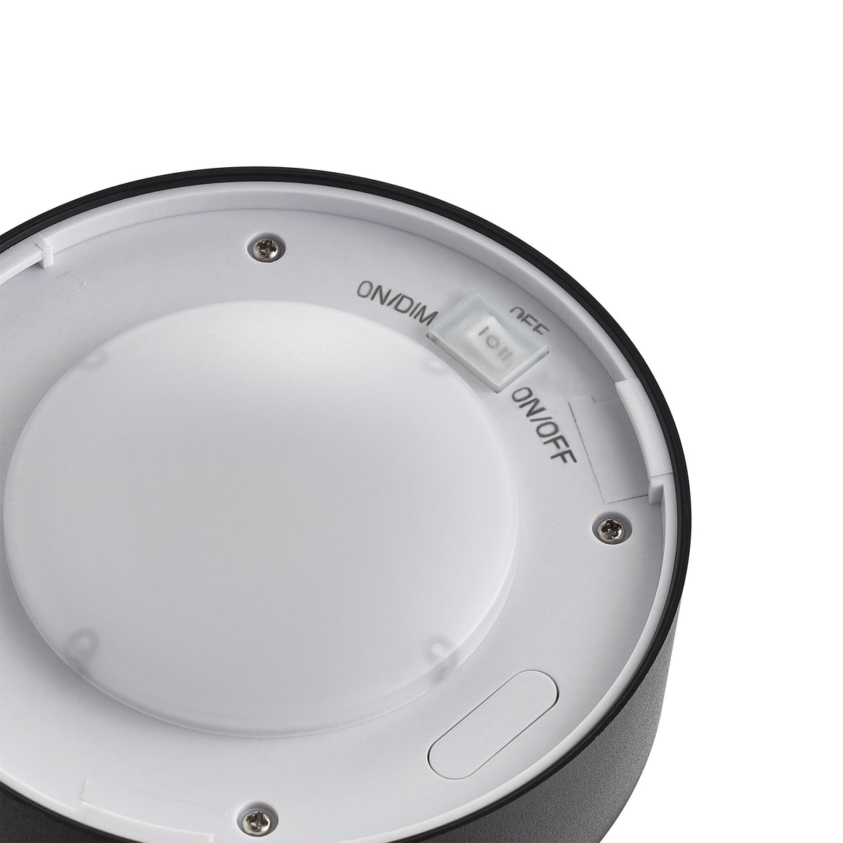 Borne extérieure LED Coupar solaire noire, IP44