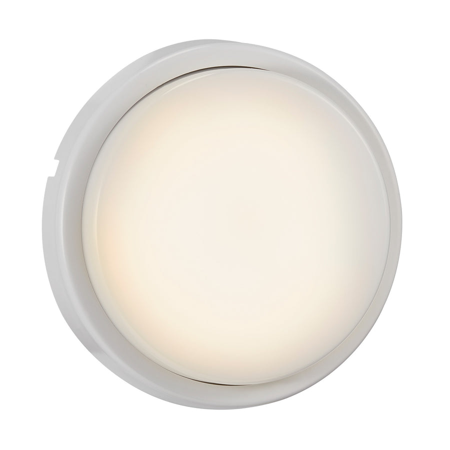 Détail de la couronne blanche et du cache opale, éclairage allumé de face