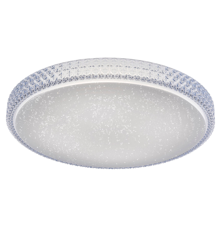 Plafonnier Frida transparent, H 11 cm