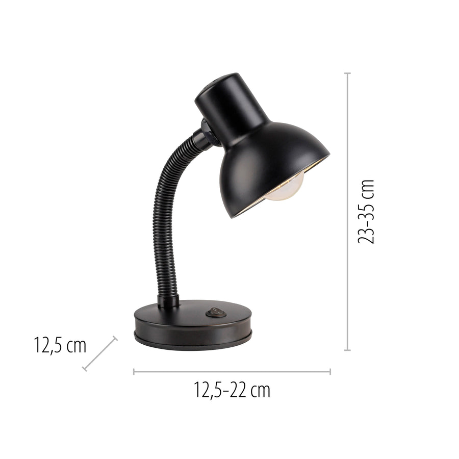 Lampe à poser Flexi noire