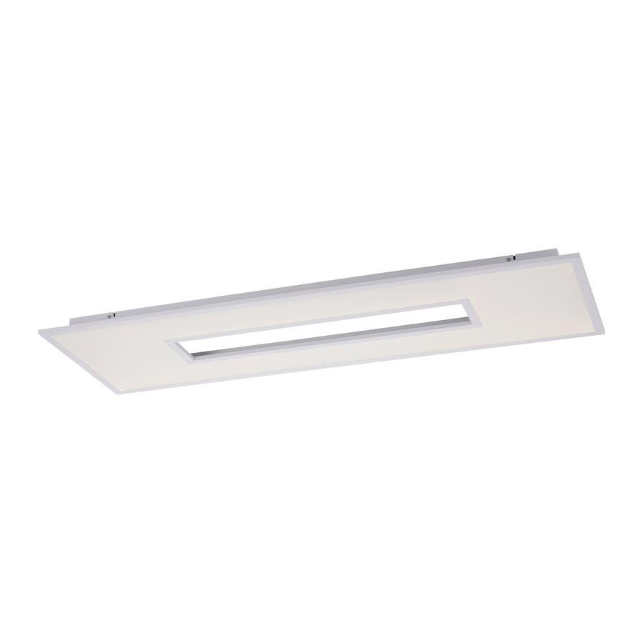 Plafonnier Recess blanc, L 40 cm