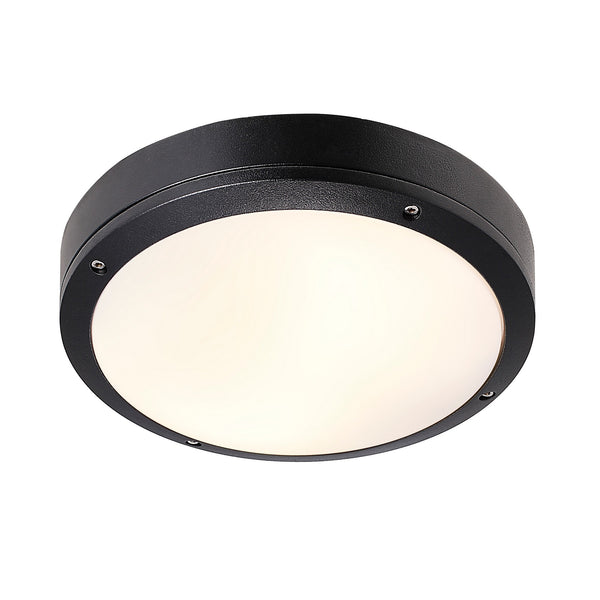 Plafonnier extérieur Desi 28 noir, IP44