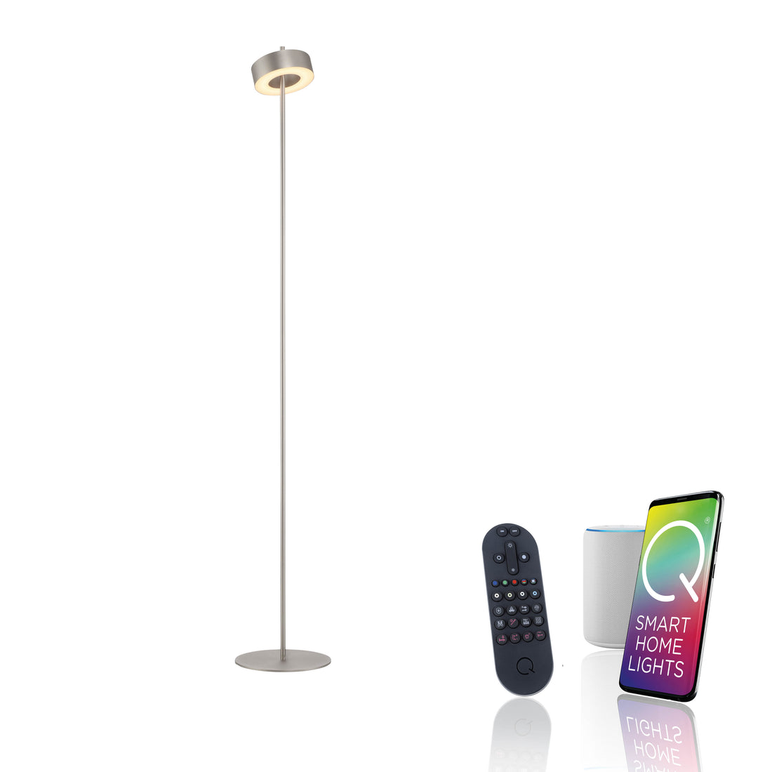 Lampadaire salon | Q-Rotate Aluminium