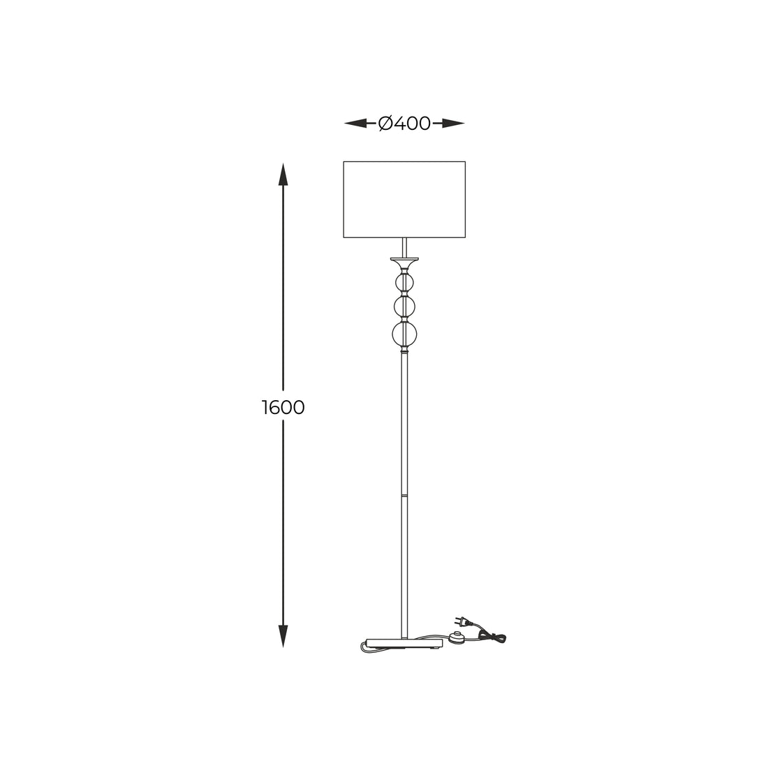 Lampadaire salon | Rea
