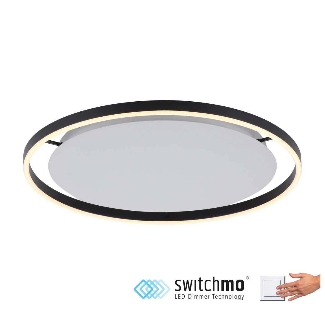 Plafonnier LED | Ritus Anthracite L 58,5 cm