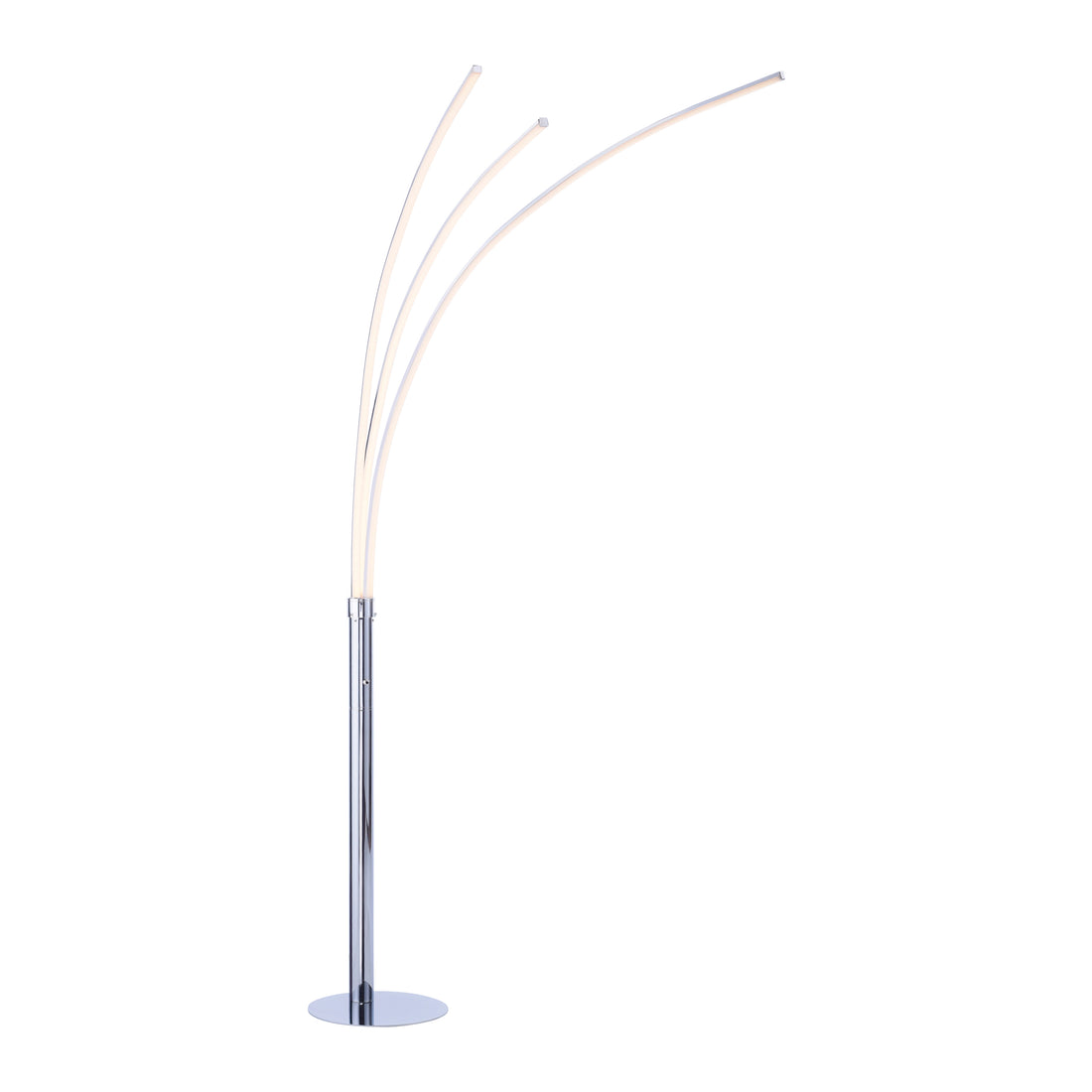 Lampadaire Maja chromé