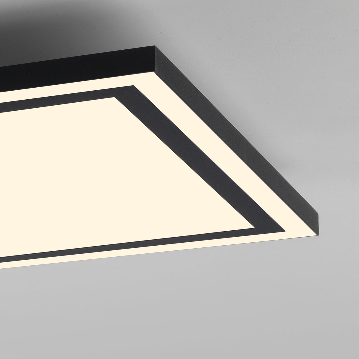 Plafonnier Edging-Smart noir, H 45 cm