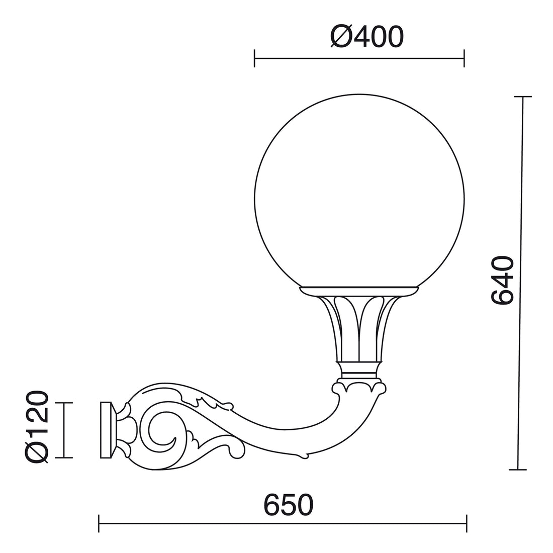 Luminaire extérieur | Indura H 64 cm