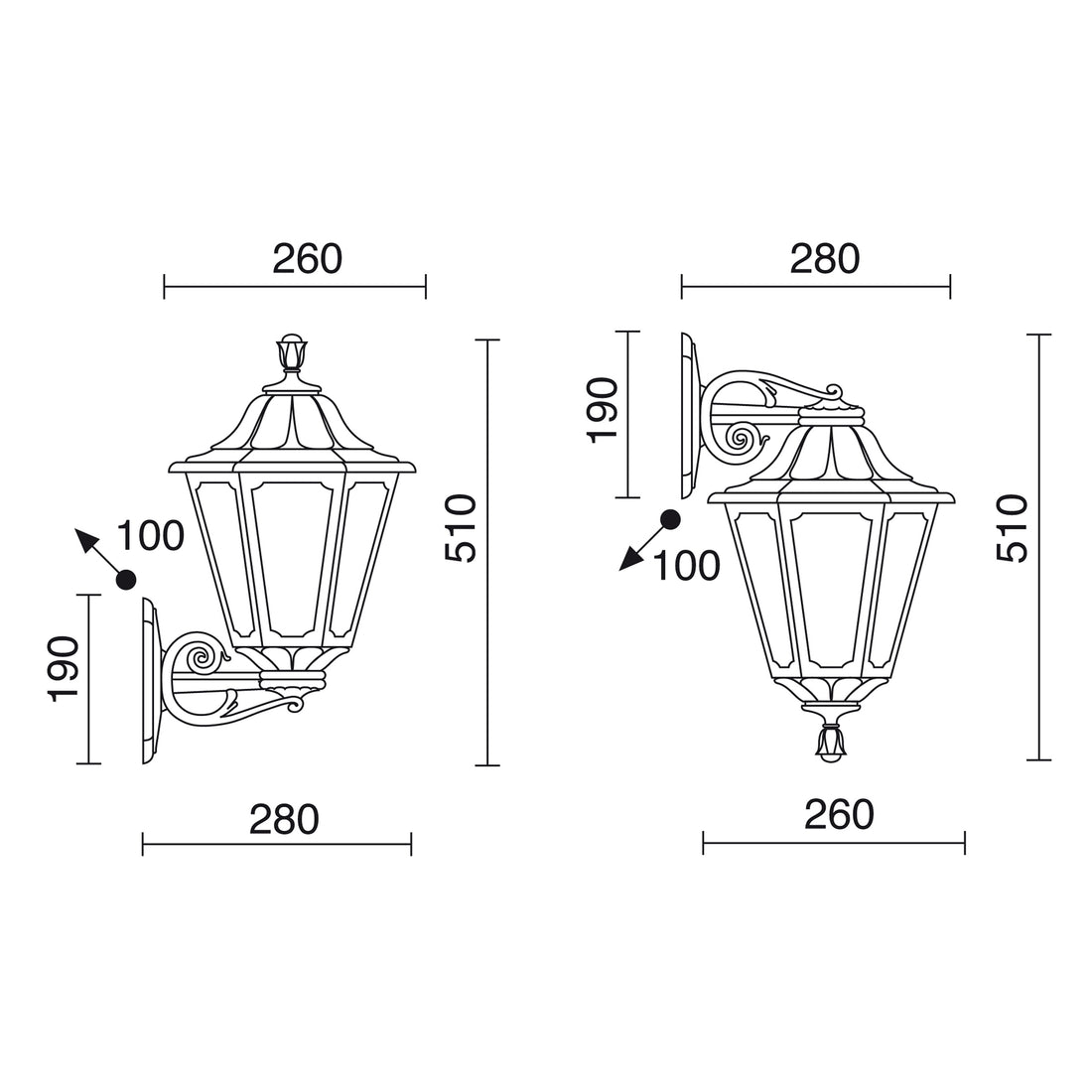 Luminaire extérieur | Sondrio