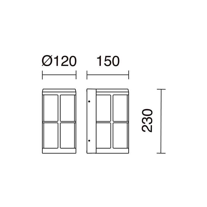 Applique extérieure LUG IP54
