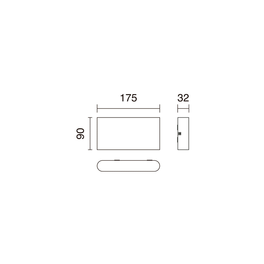 Applique extérieure Mura 2 lumières IP65, blanc, 4 W