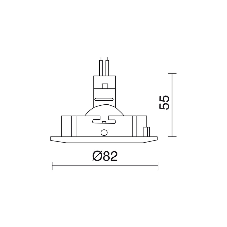 Spot encastrable orientable Nix rond, pour ampoule GU10