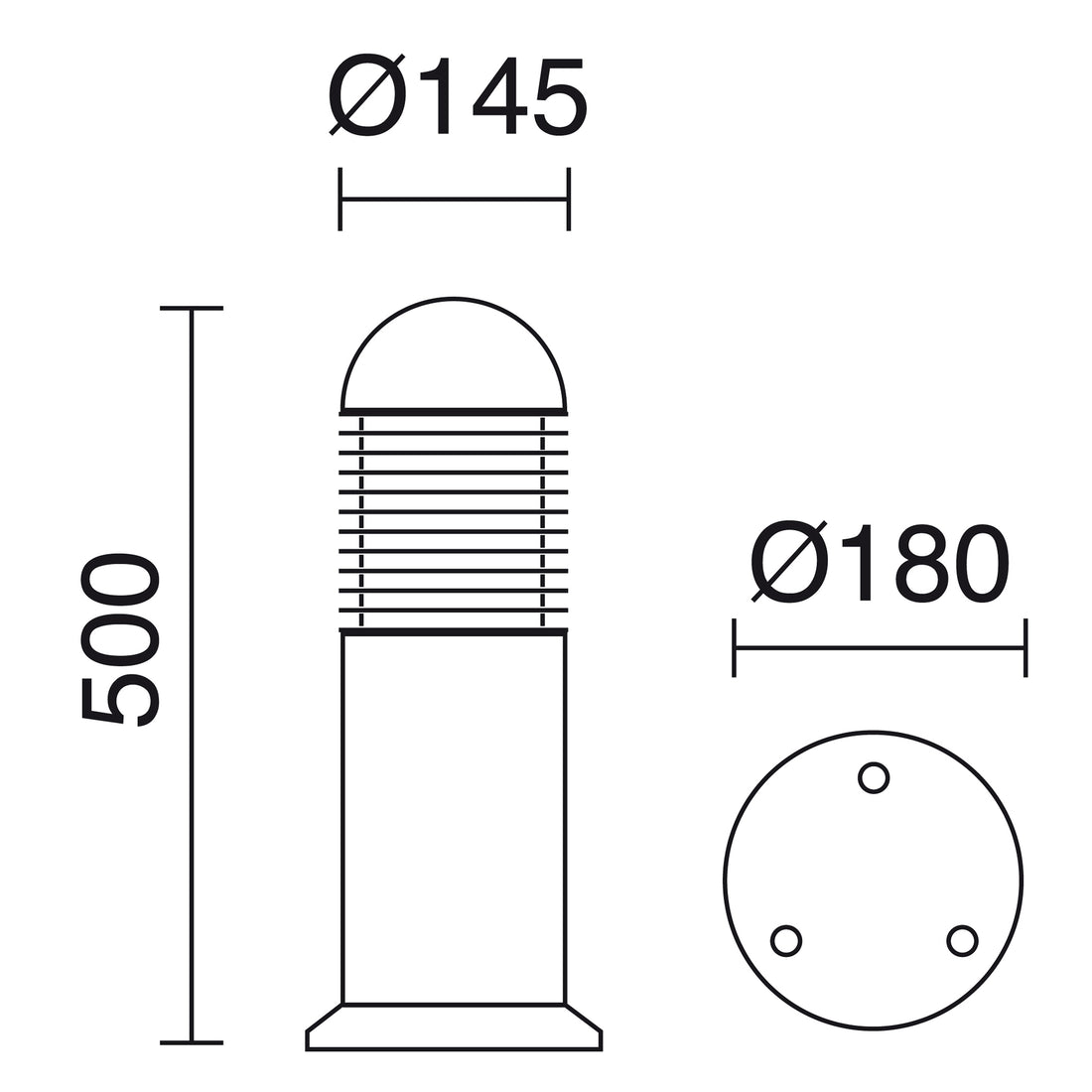 Luminaire extérieur | Nova H 50 cm