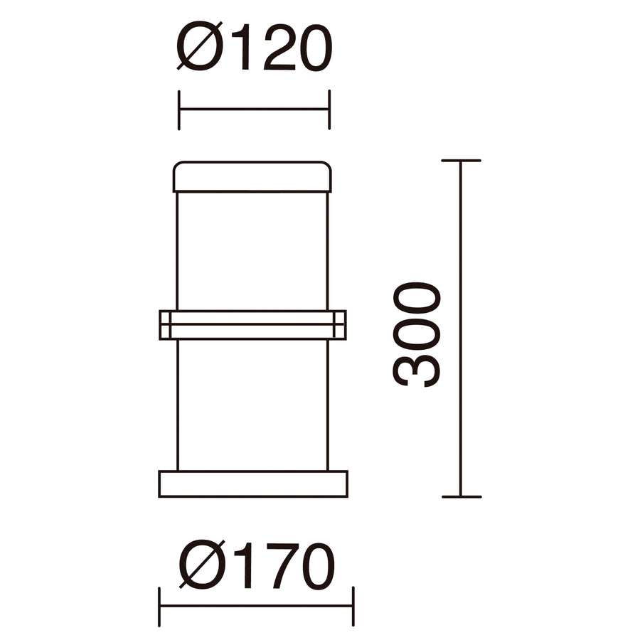Borne extérieure OMO IP55, H 30 cm