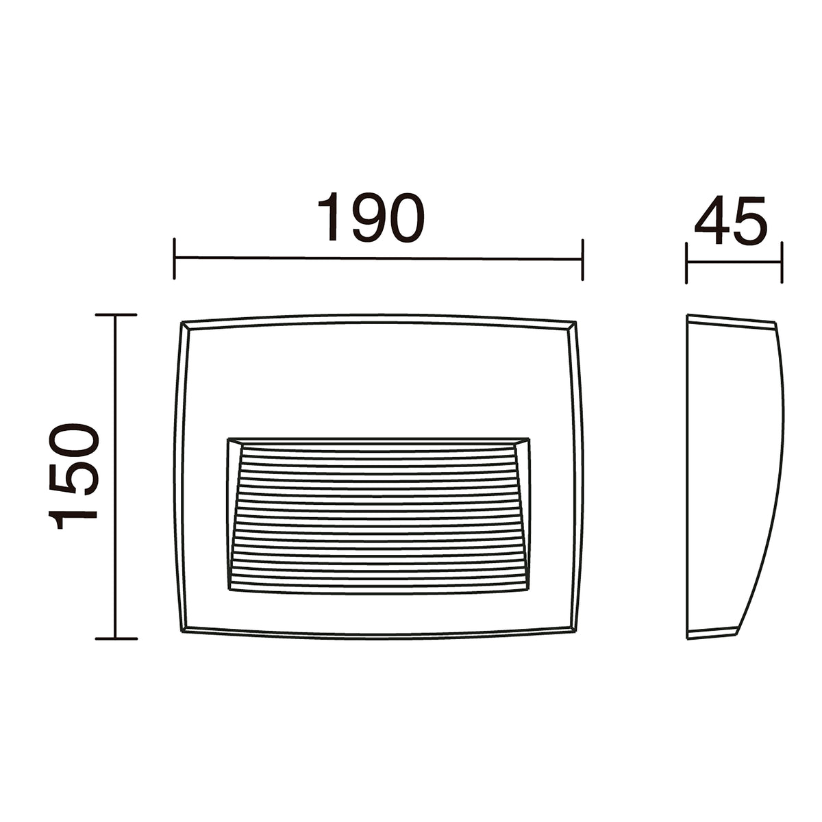 Applique extérieure Storm IP55, 8,50 W
