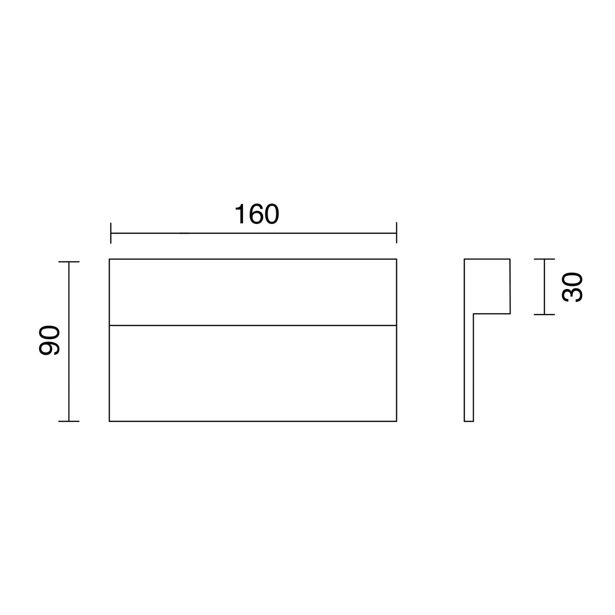 Applique extérieure Tasca IP65, anthracite, 4 W, 2700 K
