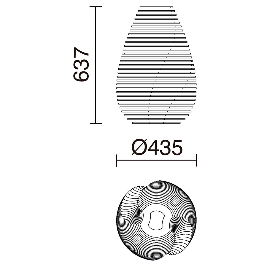Lampe à poser Twist, bois de hêtre