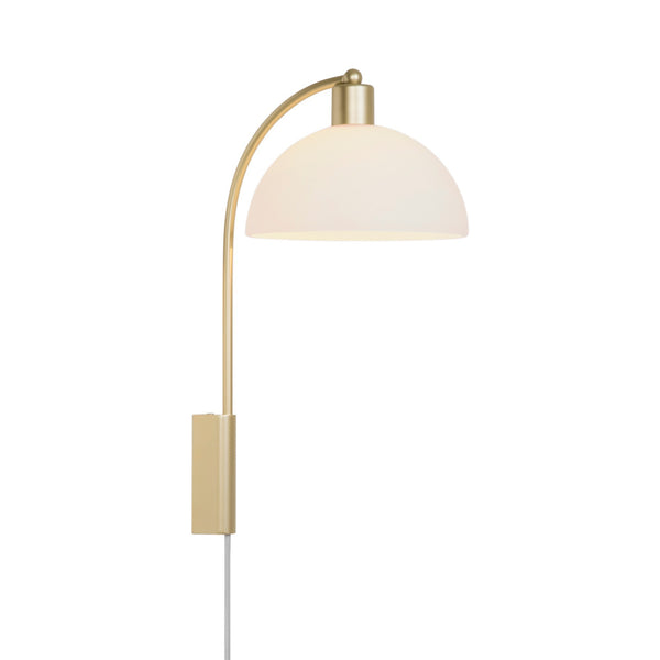 Applique murale Ellen 20 laiton, verre