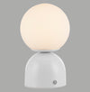 Lampe à poser Rudi blanche