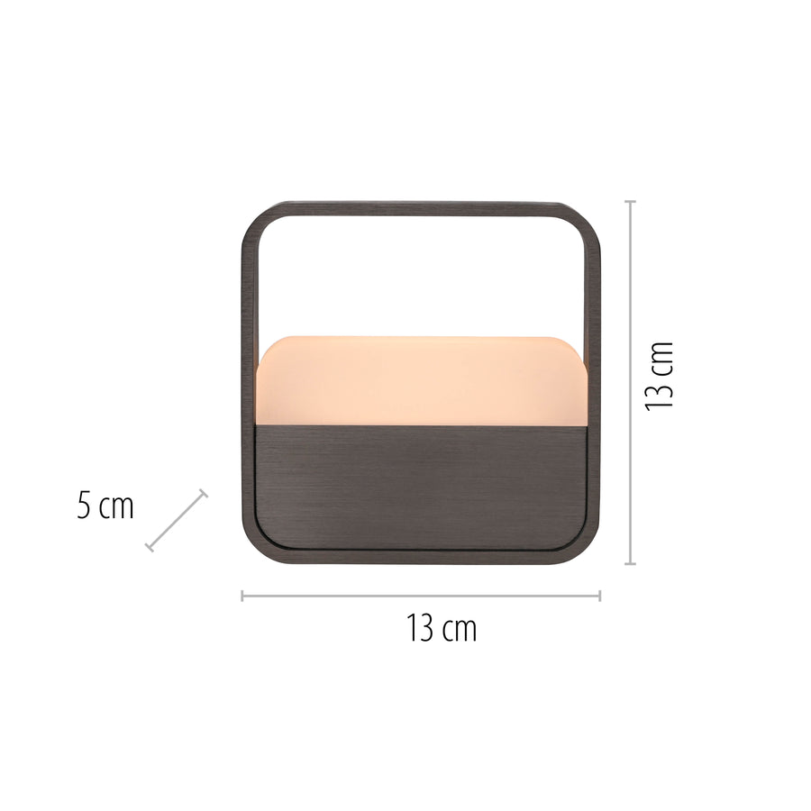 Lampe à poser Pure Go marron foncé