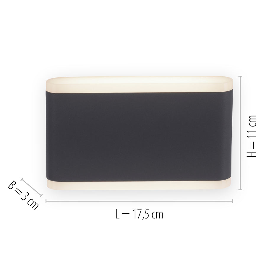 Applique murale Elsa anthracite