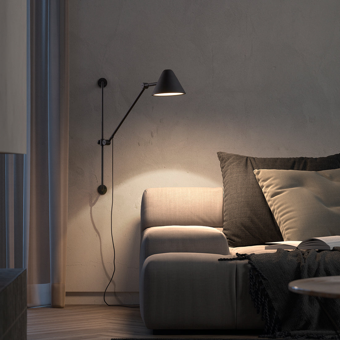 Applique murale | Arm Noir