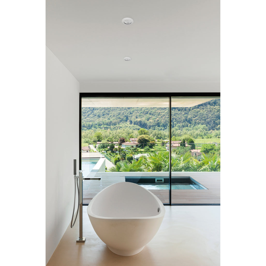 Spot encastrable Carpo rond IP65, pour ampoule GU10