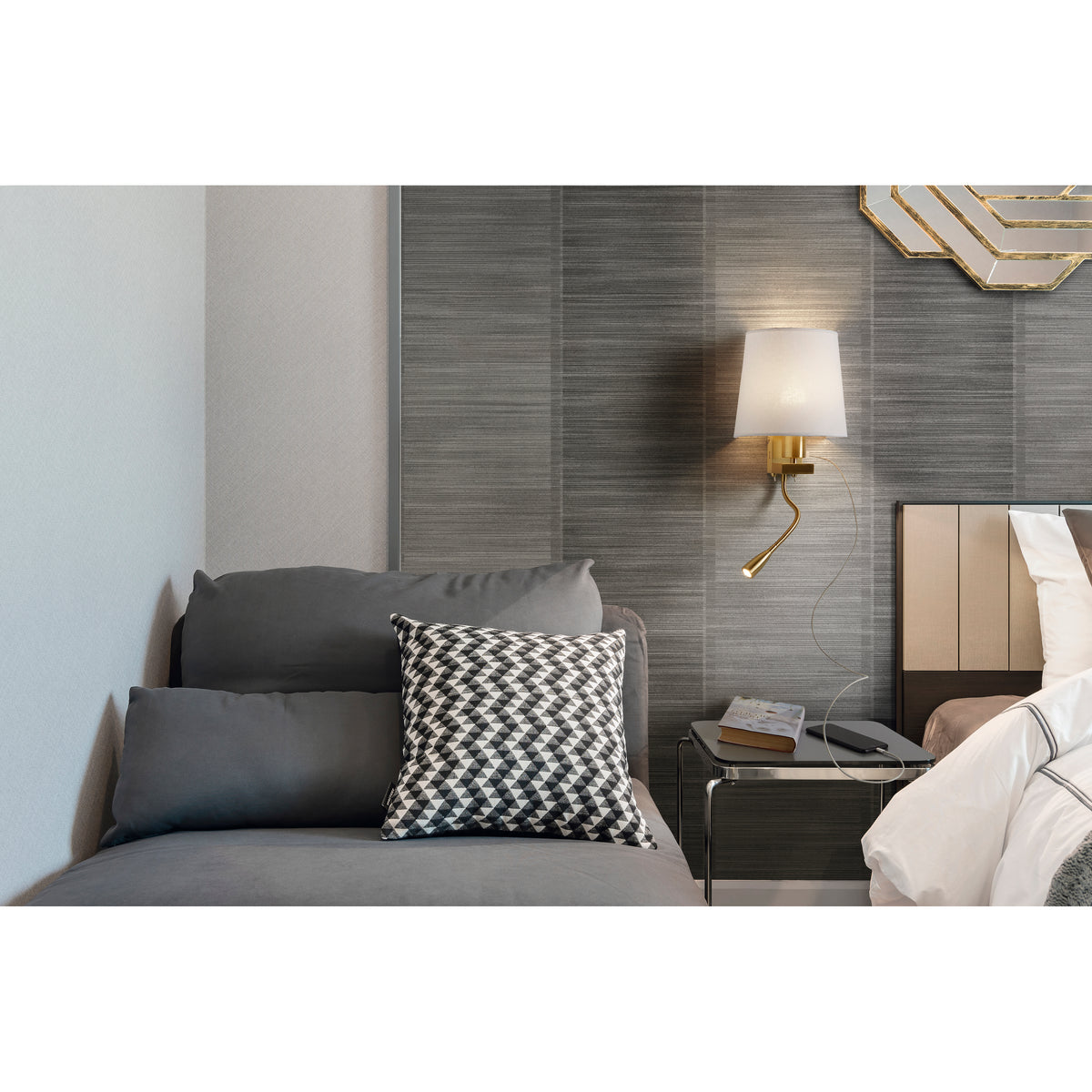 Applique murale Firenze liseuse USB