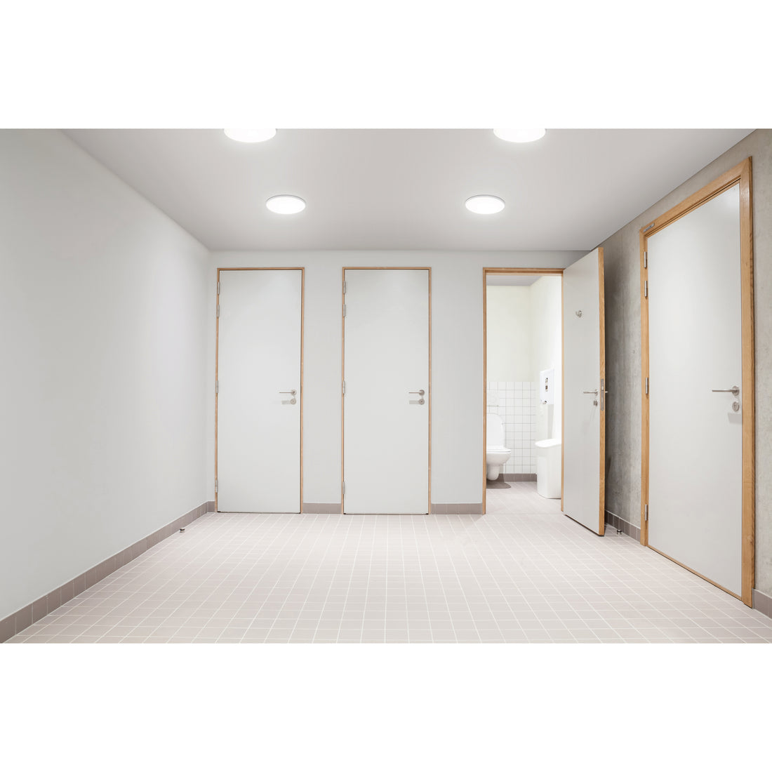 Plafonnier Valgus IP54, LED intégrée