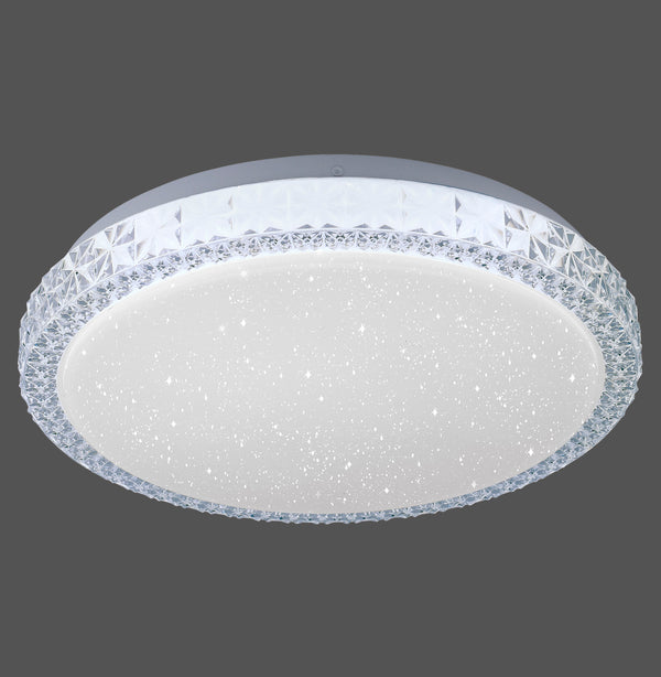 Plafonnier Frida transparent, L 30 cm