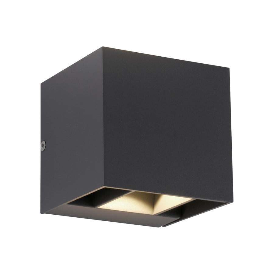 Applique murale Block anthracite, verre