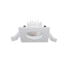 Spot encastrable Inel carré IP65, LED intégrée