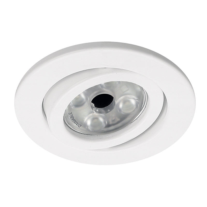 Spot encastrable orientable Kos rond, pour ampoule GU5.3
