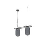 Suspension Krista 2 lumières, H 30 cm