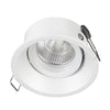 Spot encastrable orientable Leda rond, pour ampoule GU10
