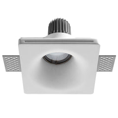 Spot encastrable Len carré, optique ronde, pour ampoule GU10