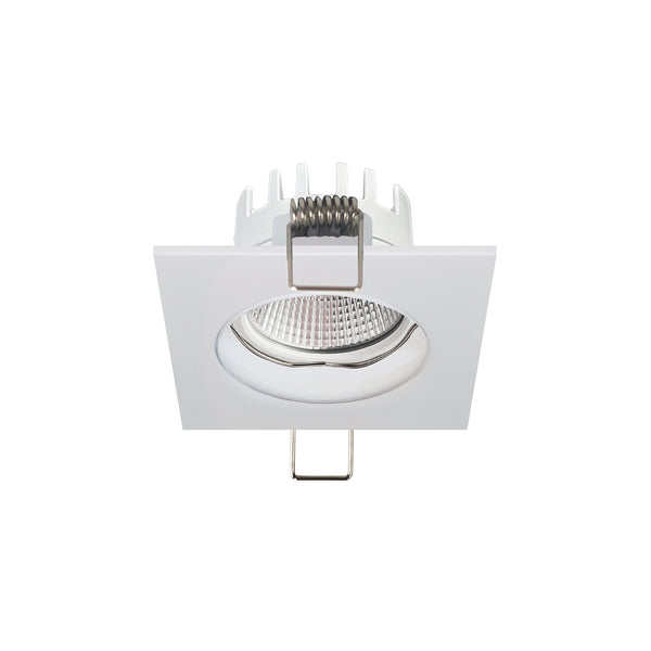 Spot encastrable Nix carré, LED intégrée, variable 1-10 V