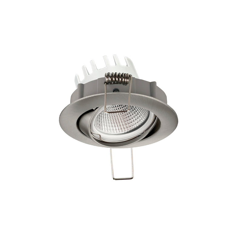 Spot encastrable orientable Nix rond, LED intégrée, variable 1-10 V