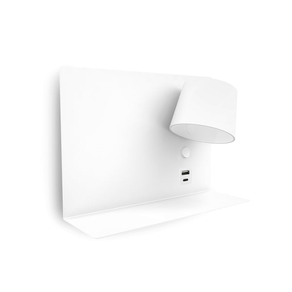 Applique murale Serene liseuse USB, H 18 cm