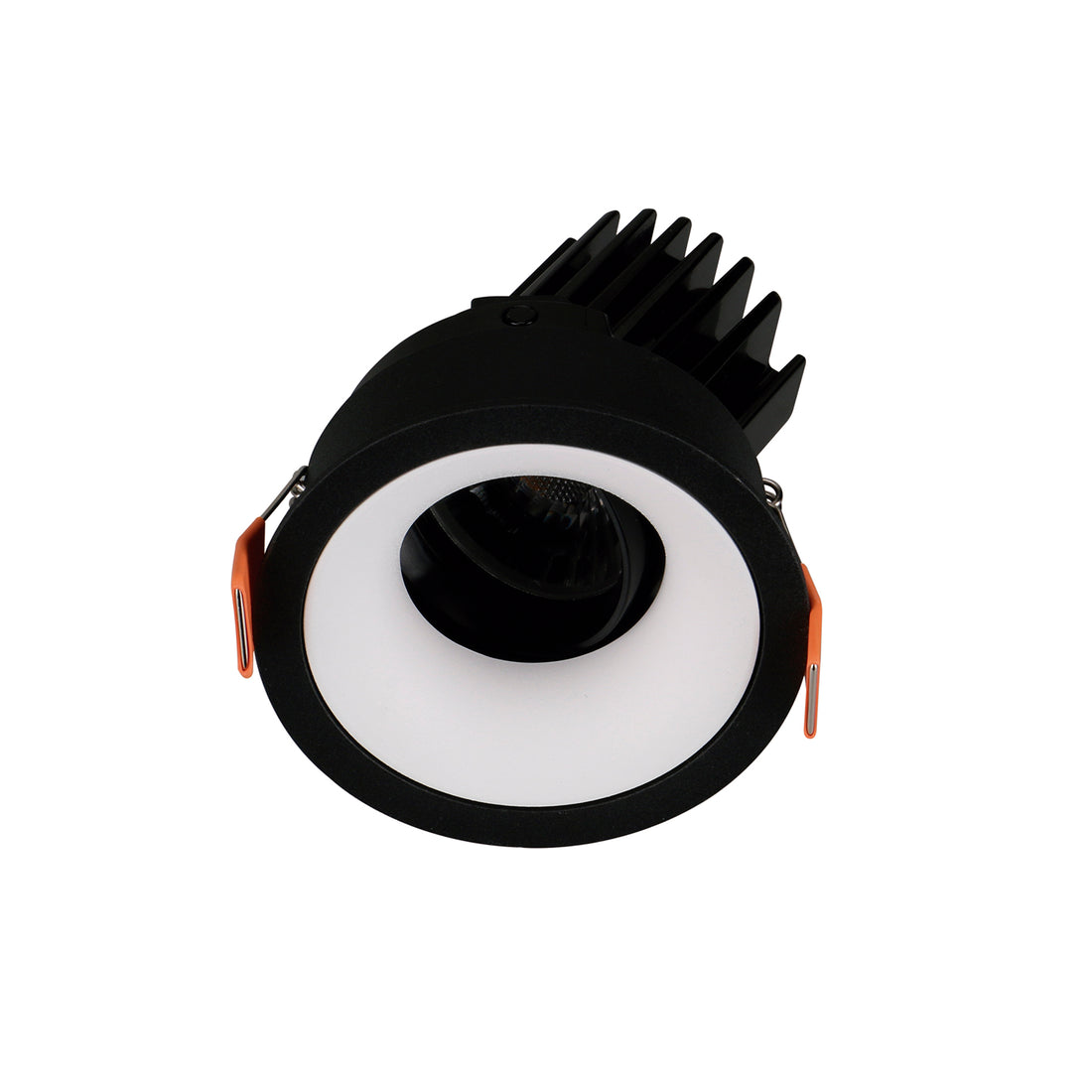 Spot encastrable orientable VIP1 rond bombé, LED intégrée, variable DALI, extérieur noir