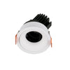Spot encastrable orientable VIP1 rond bombé, LED intégrée, connecté Casambi, extérieur blanc
