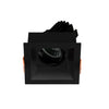 Spot encastrable orientable VIP2 carré, optique ronde, LED intégrée, variable 1-10 V, extérieur noir