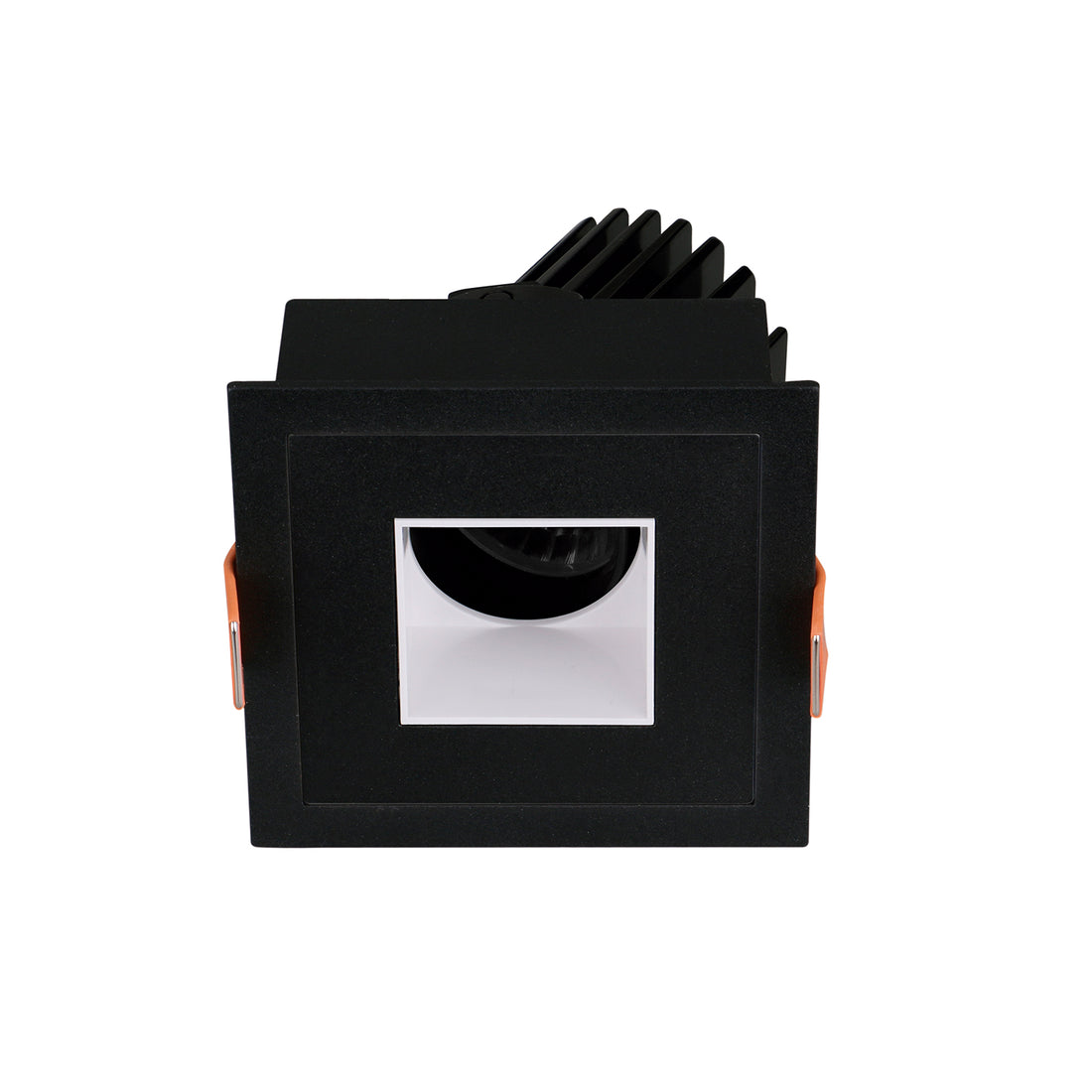 Spot encastrable orientable VIP3 carré, LED intégrée, extérieur noir