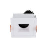 Spot encastrable orientable VIP3 carré, LED intégrée, connecté Casambi, extérieur blanc