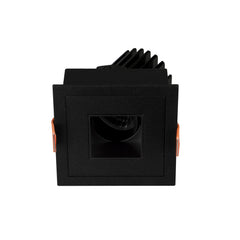 Spot encastrable orientable VIP3 carré, LED intégrée, connecté Casambi, extérieur noir