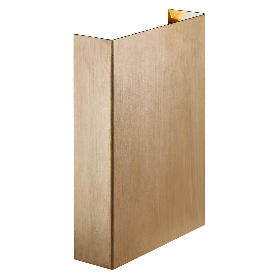 Applique extérieure LED Fold 15, IP54, cuivre / laiton