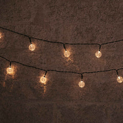 Griselda Glossy Solar-Lichterkette, 266 cm