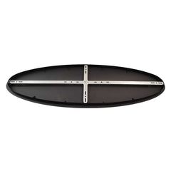 Schwarzes ovales Schild | Nera