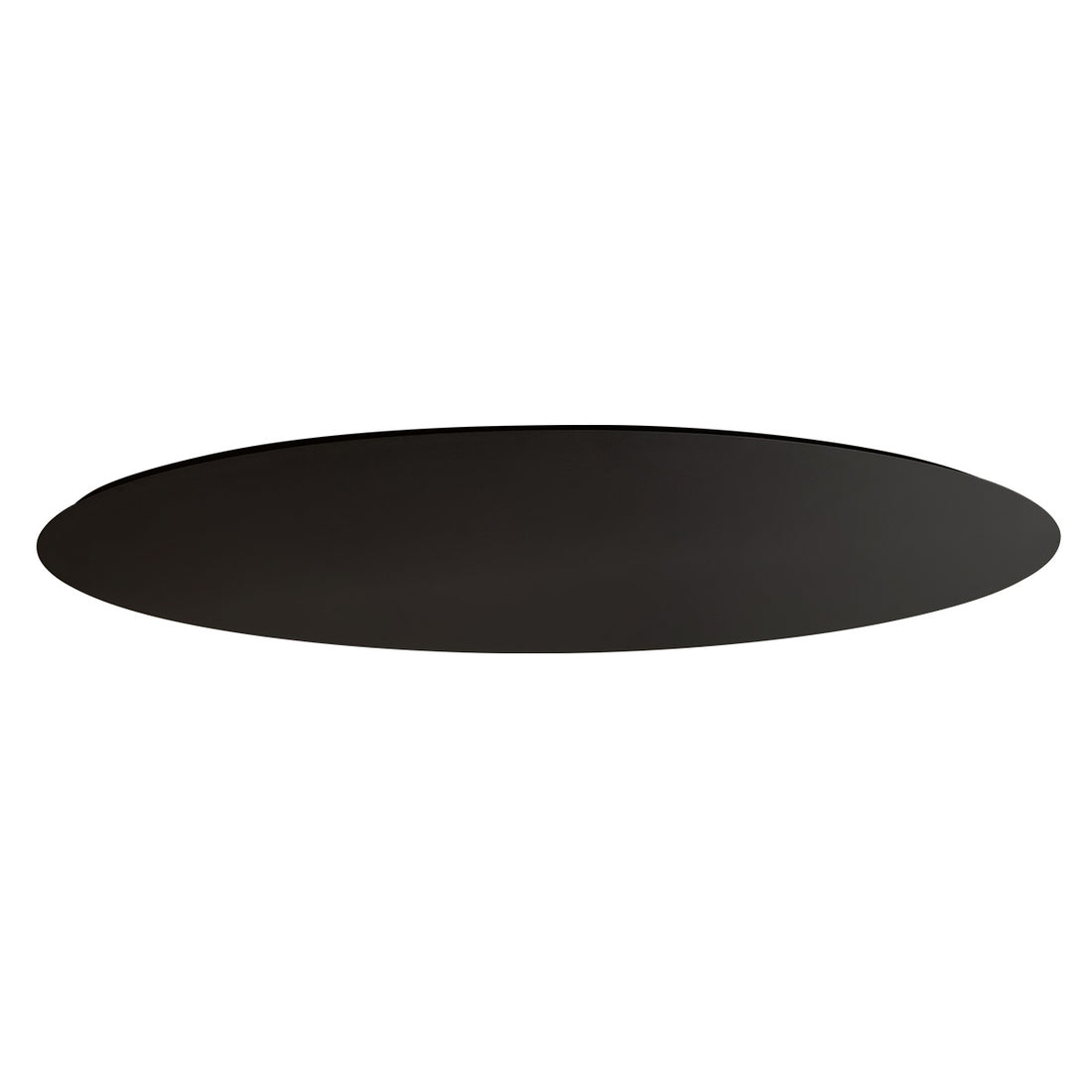 Schwarzes ovales Schild | Nera